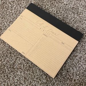 Daily Organizer Note Pad